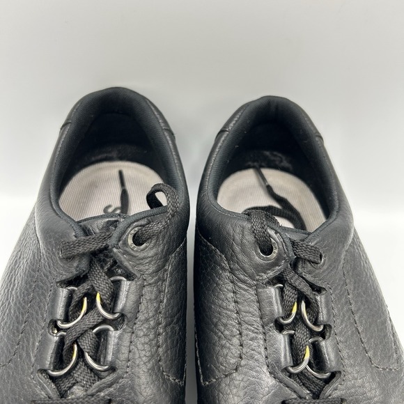 SAS Shoes Mens Bout Time Black Pebbled Moc Toe Oxford Walking Comfort‎ Read main image 4